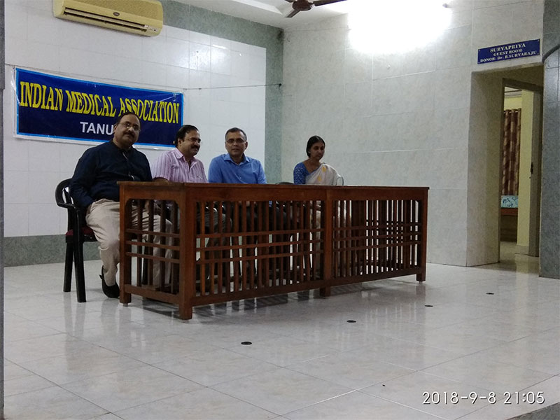 Indian Medical Association @ Tanuku by Dr. Ravi Kiran. Bobba on 08th October 2018